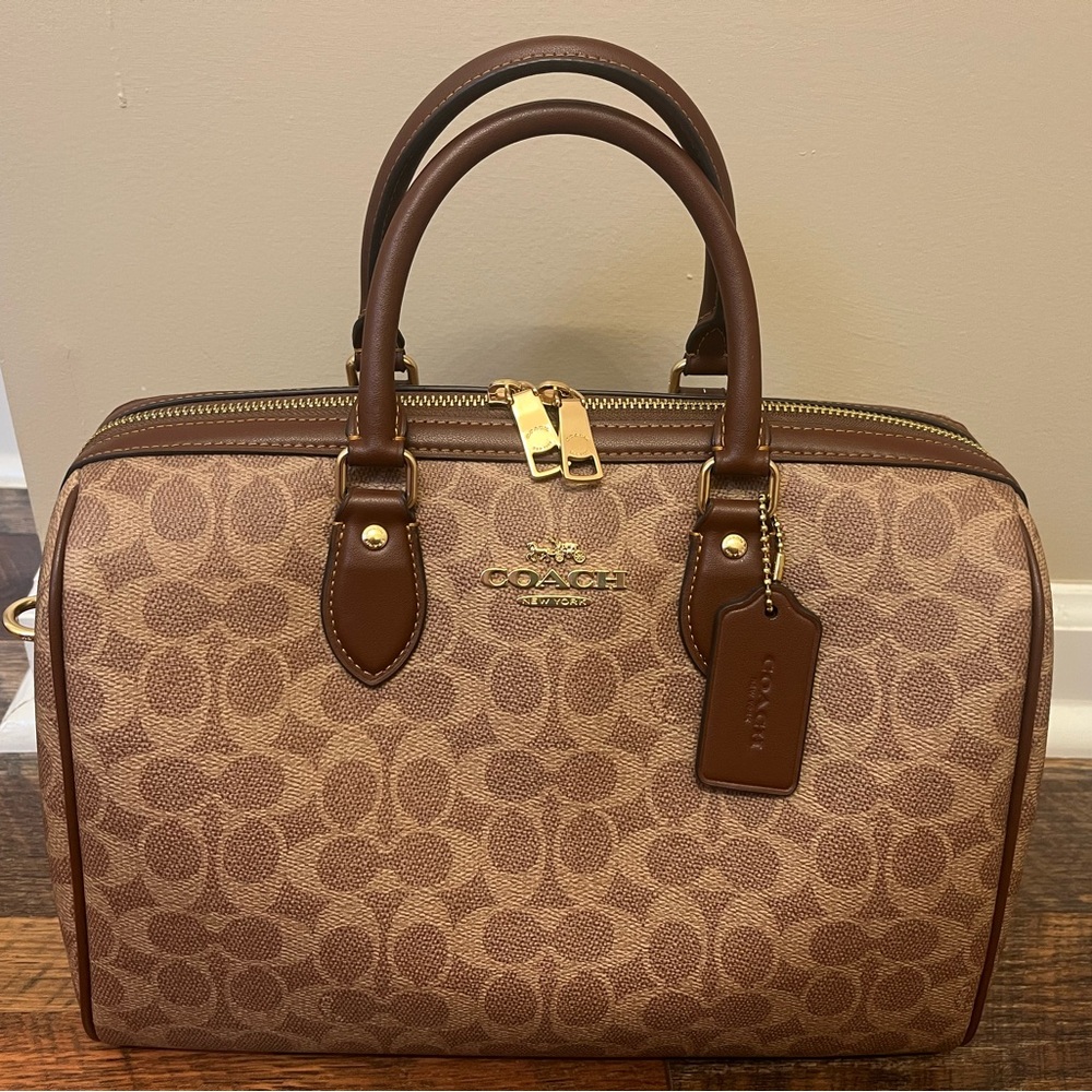 Large Coach Rowan Signature Handbag
